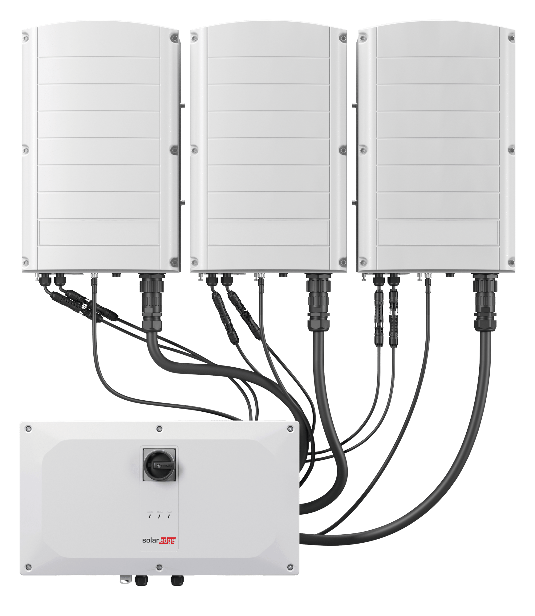 Three phase commercial inverter with synergy technology up to 120K_Front_NAM