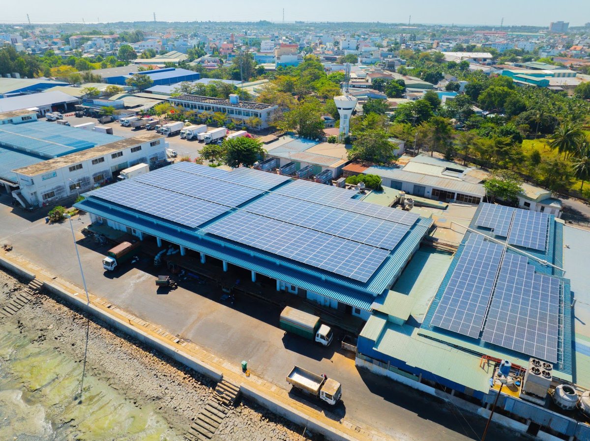 hệ thống biến tần năng lượng mặt trời Cảng Cá Cát Lở 2