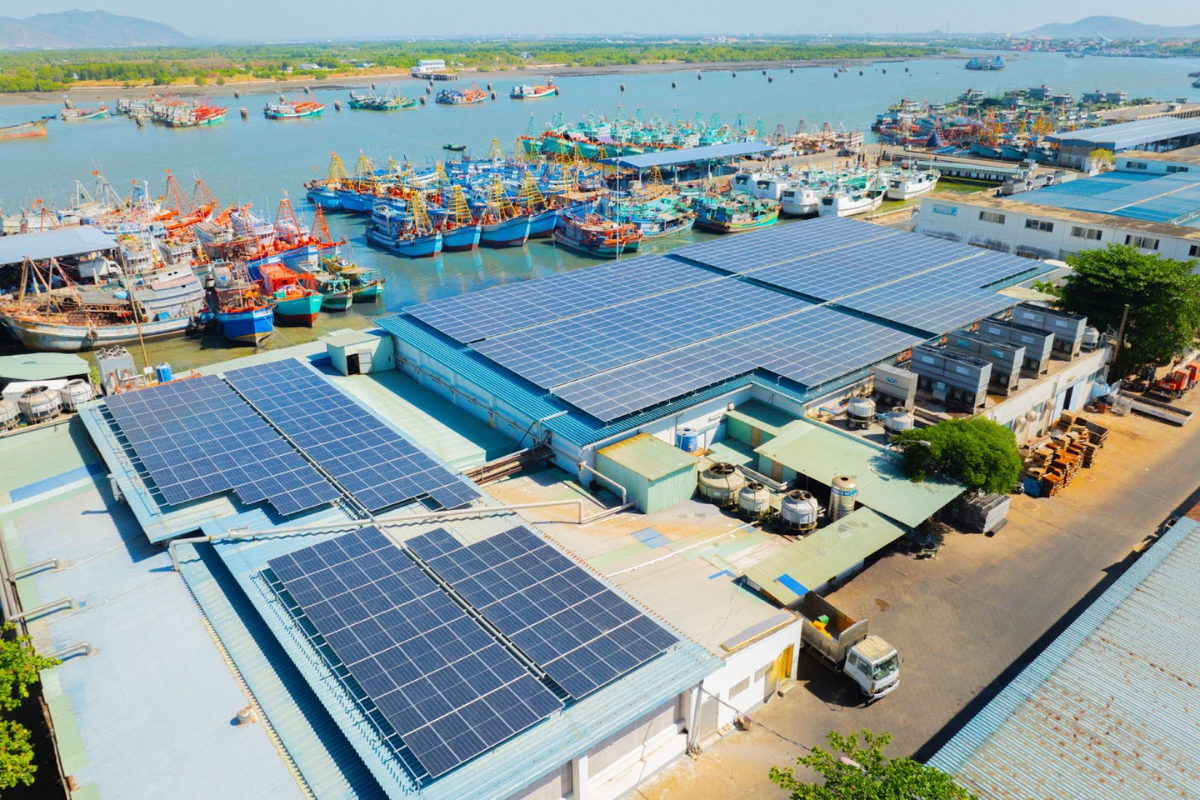 hệ thống biến tần năng lượng mặt trời Cảng Cá Cát Lở